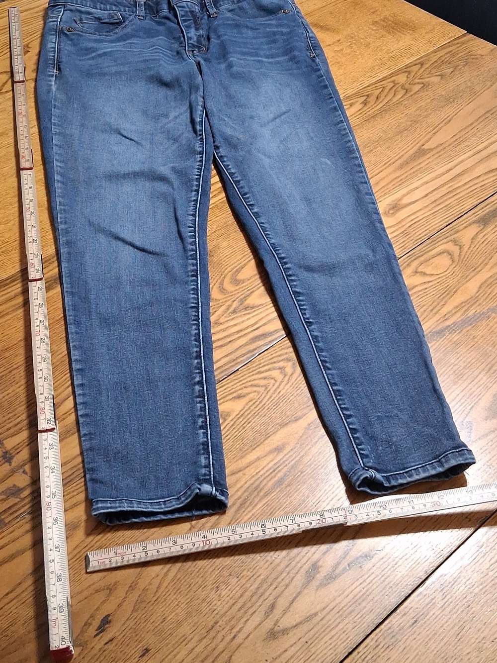 DEMOCRACY Jeans Womens 8 BLUE AB SOLUTION DENIM Preowned Used Pants